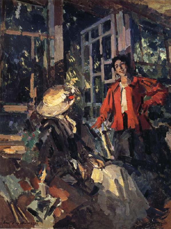 Konstantin Korovin Near the window china oil painting image